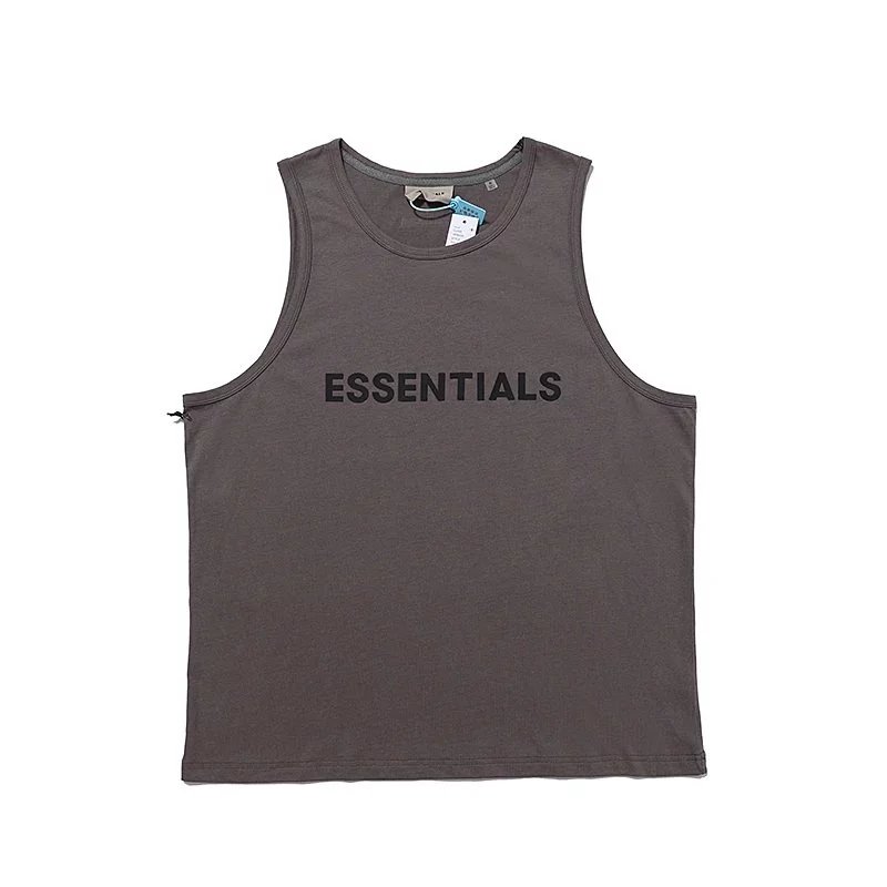 Fear of God Vests ESSENTIALS logo sleeveless tank top image 9
