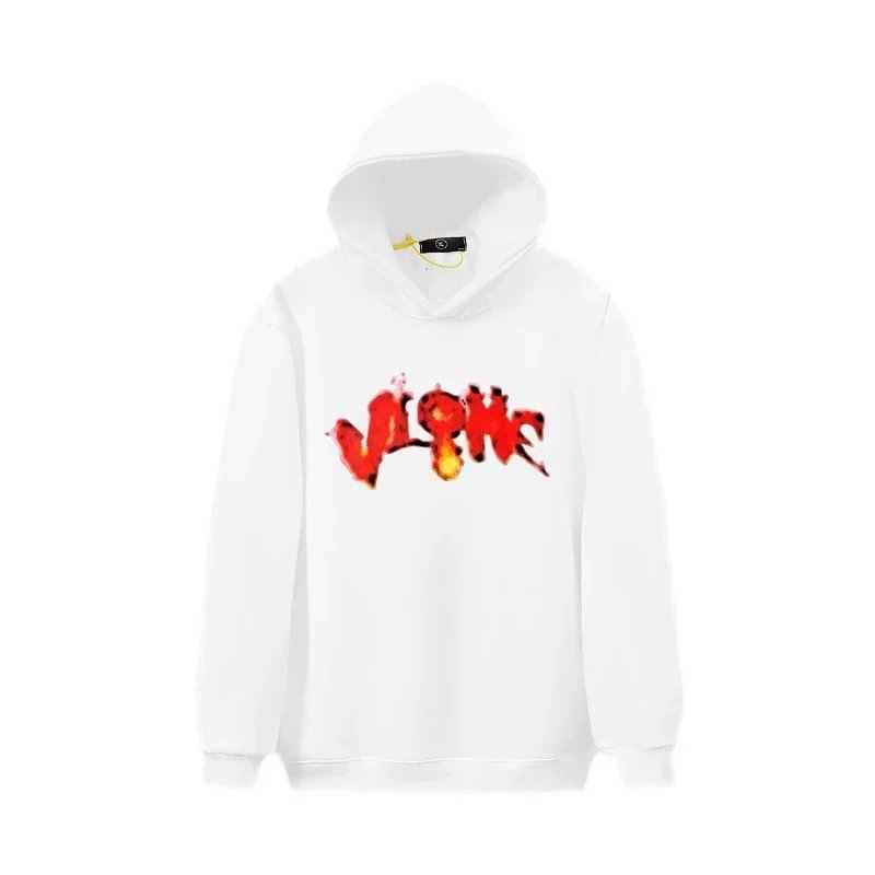 VLONE Hoodies & Sweatshirts Halloween flame pumpkin graphic pullover hoodie image 2