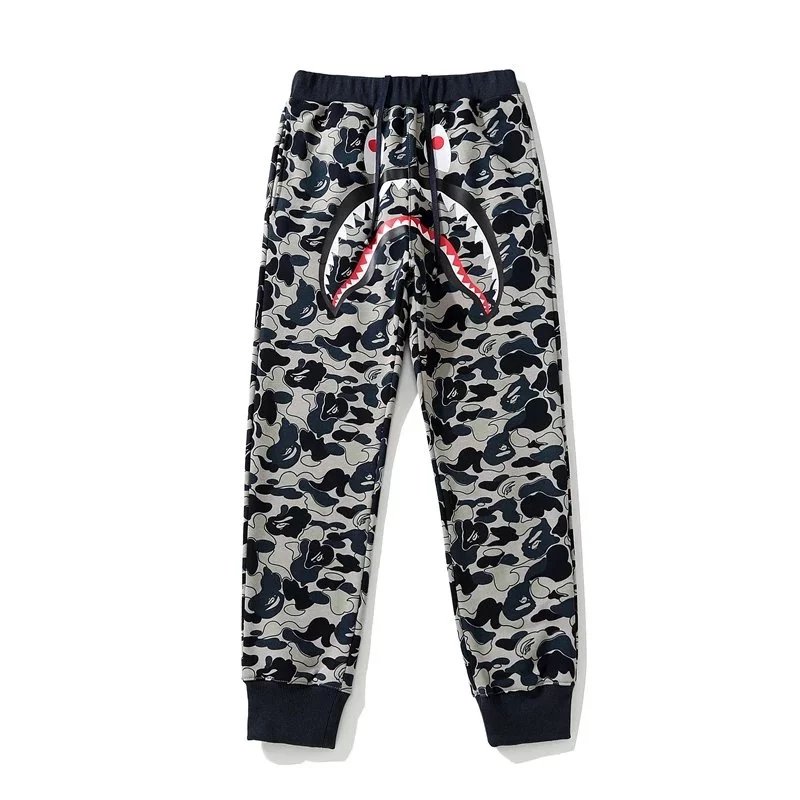 A Bathing Ape Trousers Shark Camouflage Jogger Pants image 4