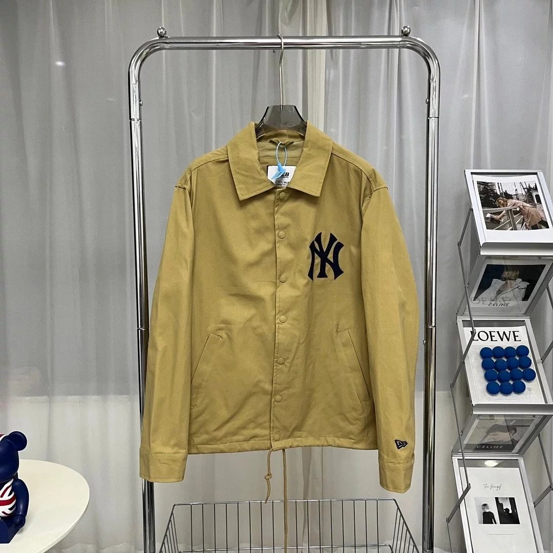 New Era Jackets York Yankees logo coach jacket image 3
