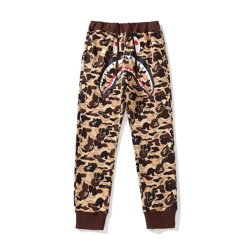 A Bathing Ape Trousers Shark Camouflage Jogger Pants image 2
