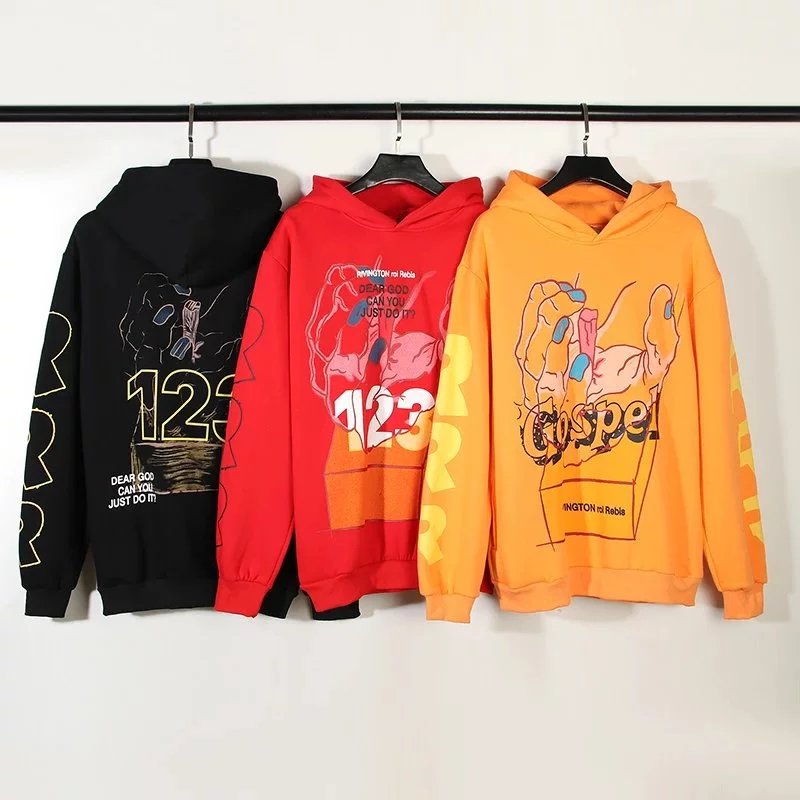 RRR123 Hoodies & Sweatshirts Gospel Graphic Pullover Hoodie image 2
