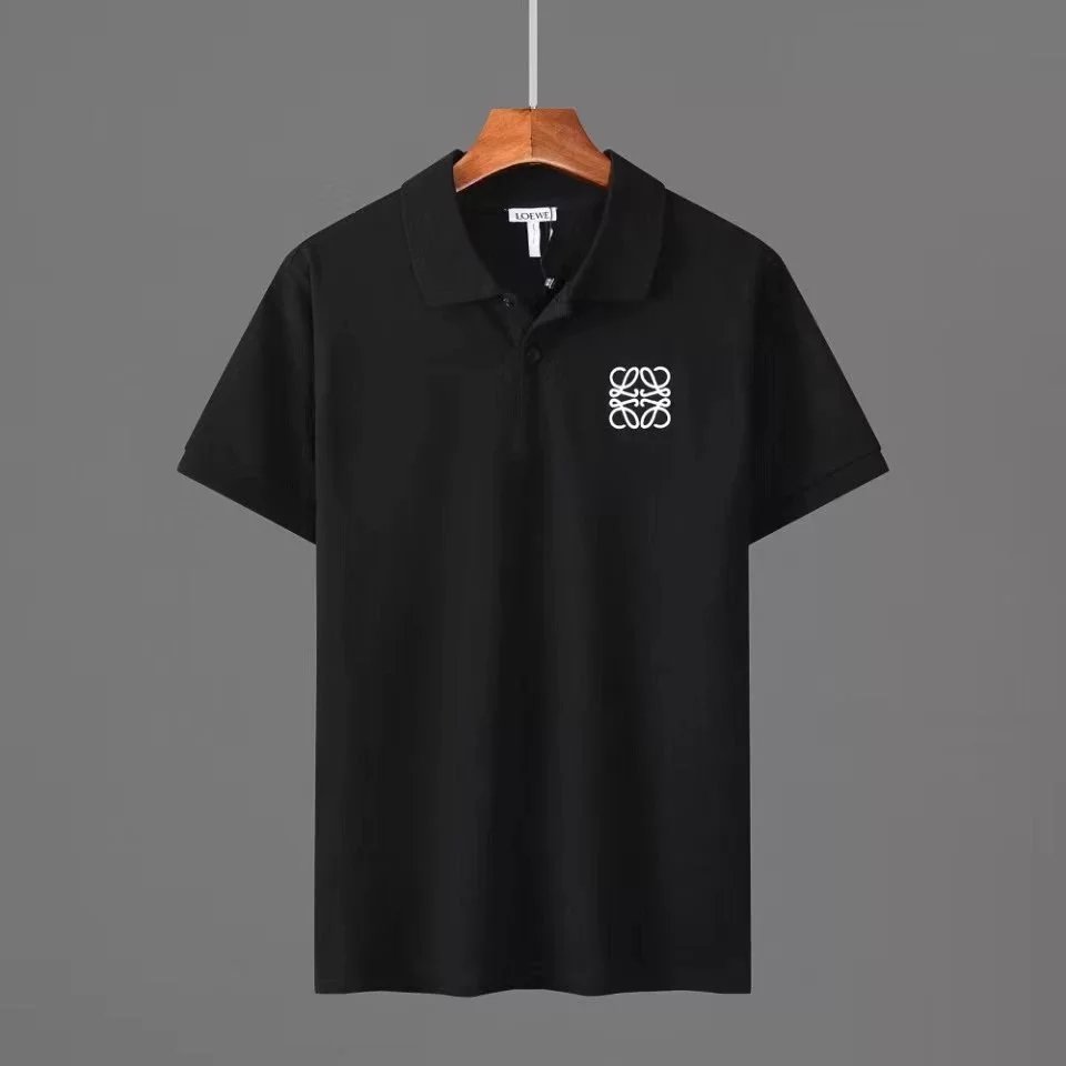 Loewe Shirts Short-sleeve polo shirt with embroidered Anagram image 5