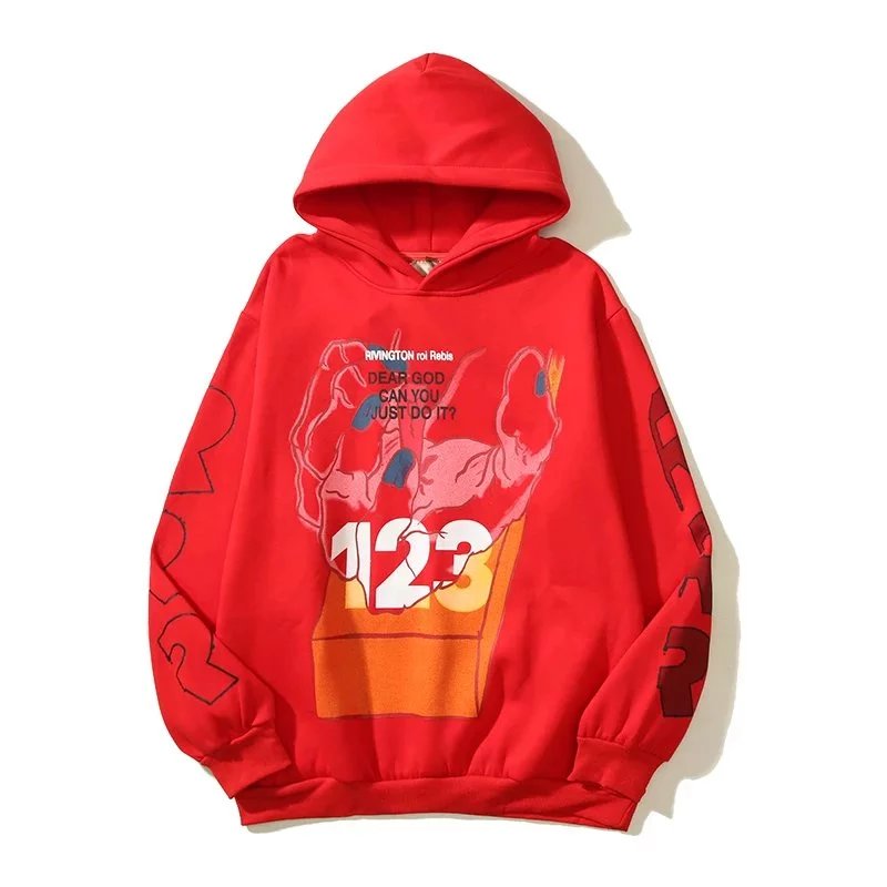 RRR123 Hoodies & Sweatshirts Gospel Graphic Pullover Hoodie image 4