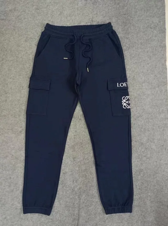 Loewe Trousers Drawstring cargo jogger with Anagram embroidery product detail image 5