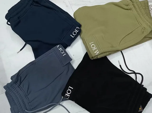 Loewe Trousers Drawstring cargo jogger with Anagram embroidery product detail image 7