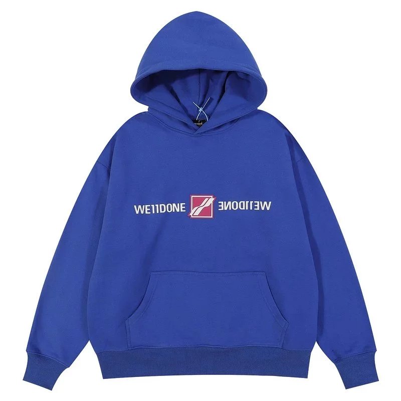 WE11DONE Hoodies & Sweatshirts Logo Graphic Pullover Hoodie image 3