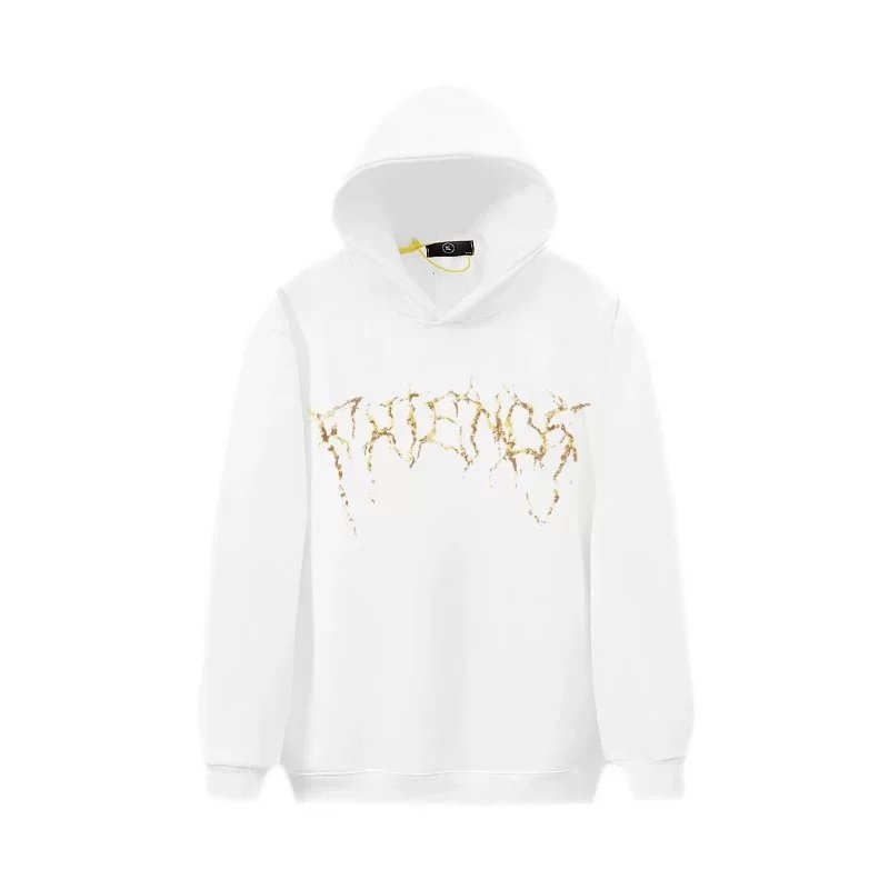VLONE Hoodies & Sweatshirts Pullover hoodie with thorn-style front logo and large V back graphic image 4