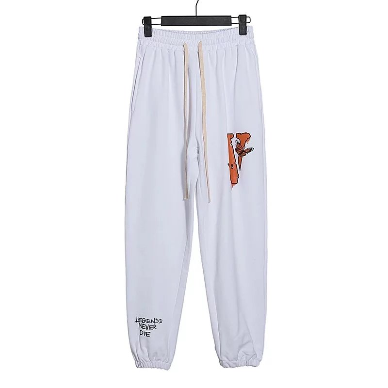 Unbranded Trousers Drawstring jogger sweatpants with butterfly V graphic image 3