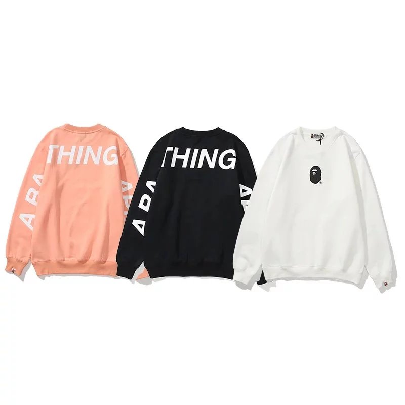 A Bathing Ape Hoodies & Sweatshirts Crewneck sweatshirt with Head chest print and APE/THING back image 2