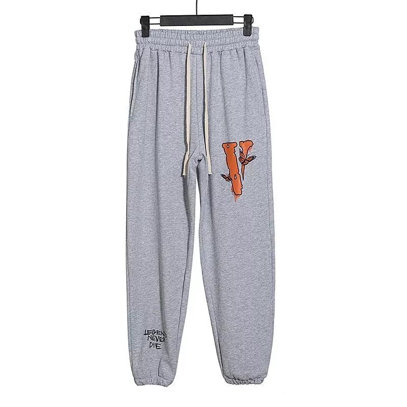 Unbranded Trousers Drawstring jogger sweatpants with butterfly V graphic image 4