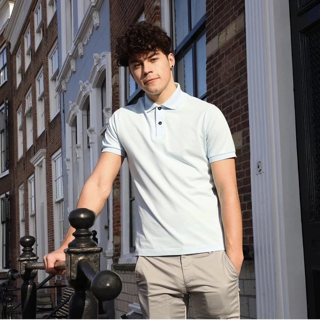 Stone Island Shirts Short-sleeve polo shirt with compass-star chest embroidery image 2