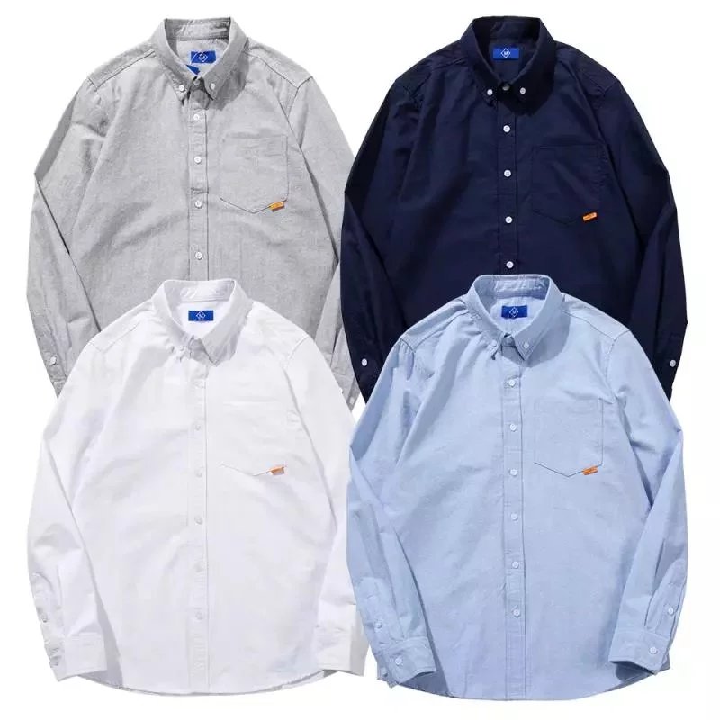 MADNESS Shirts Oxford button-down long-sleeve shirt with chest pocket image 2