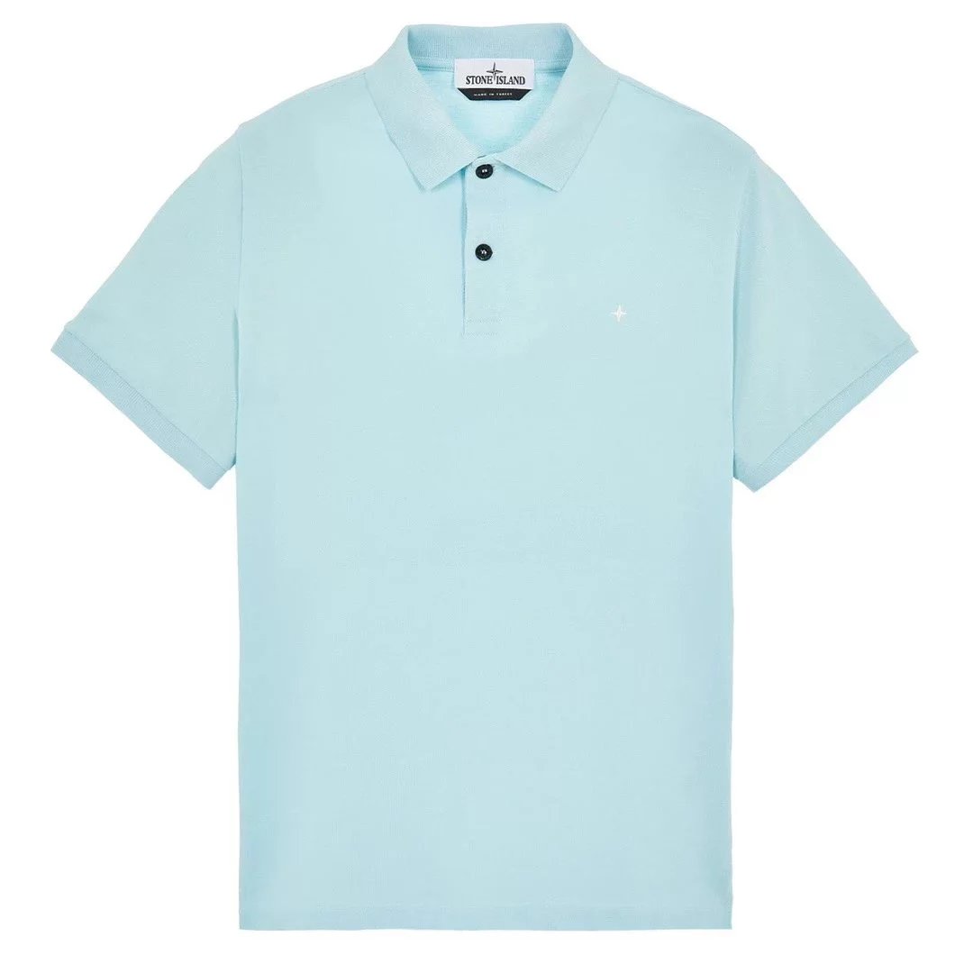 Stone Island Shirts Short-sleeve polo shirt with compass-star chest embroidery image 3