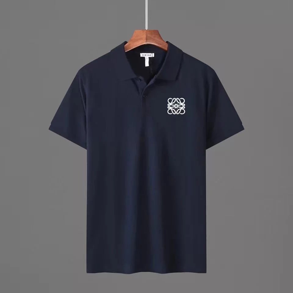 Loewe Shirts Short-sleeve polo shirt with embroidered Anagram image 6