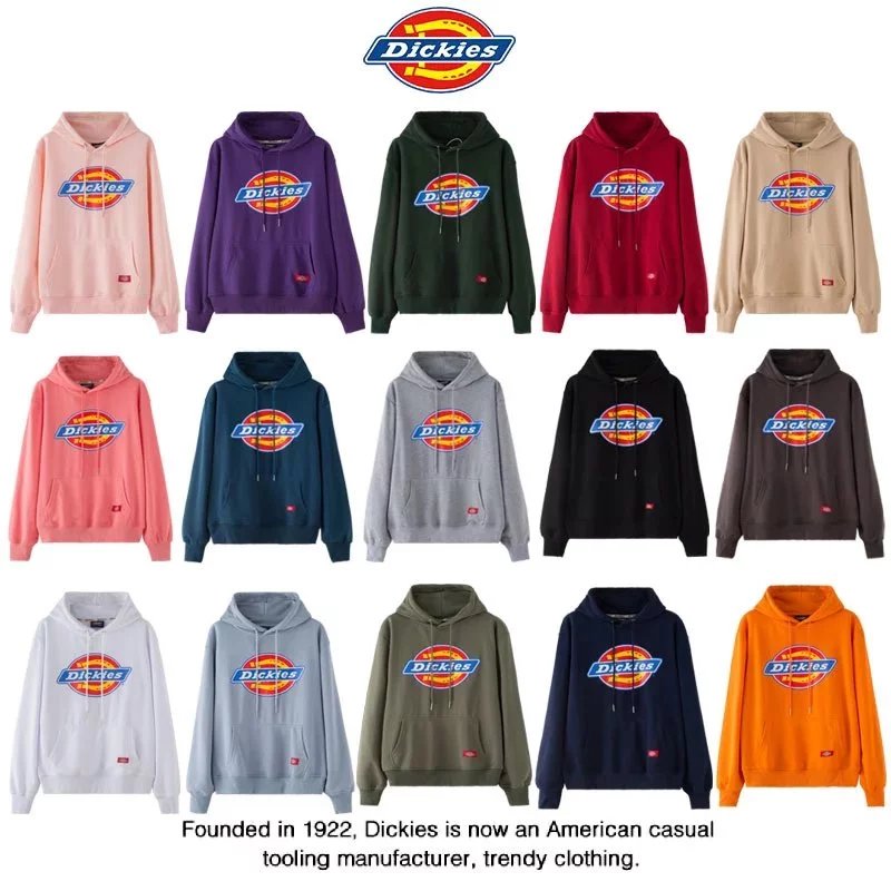Dickies Hoodies & Sweatshirts Logo Print Pullover Hoodie with Kangaroo Pocket image 6