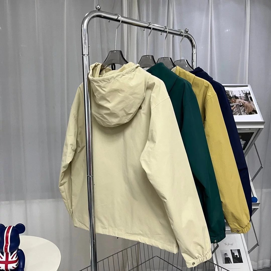 Unbranded Jackets Hooded color-block multi-pocket jacket image 4