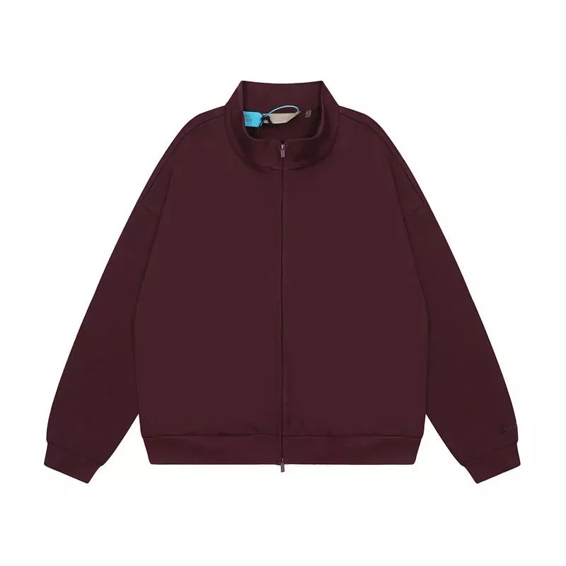 Fear of God ESSENTIALS Jackets Stand-collar zip-up sweatshirt jacket image 3