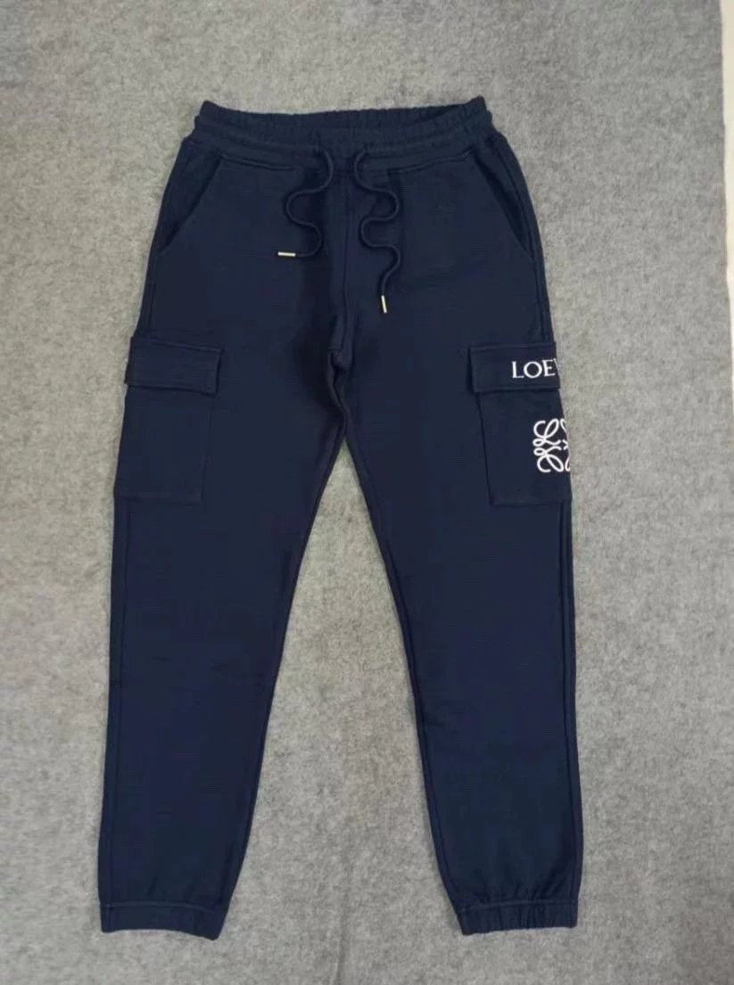 Loewe Trousers Drawstring cargo jogger with Anagram embroidery image 3