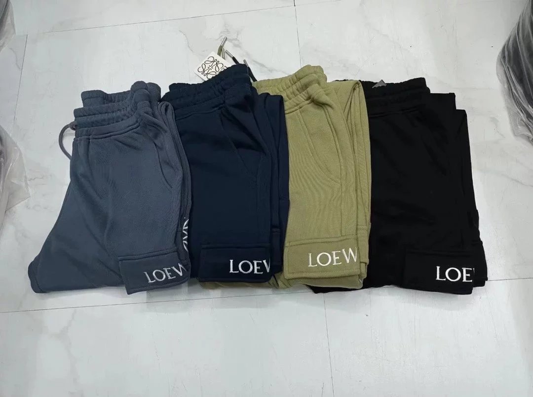 Loewe Trousers Drawstring cargo jogger with Anagram embroidery image 5