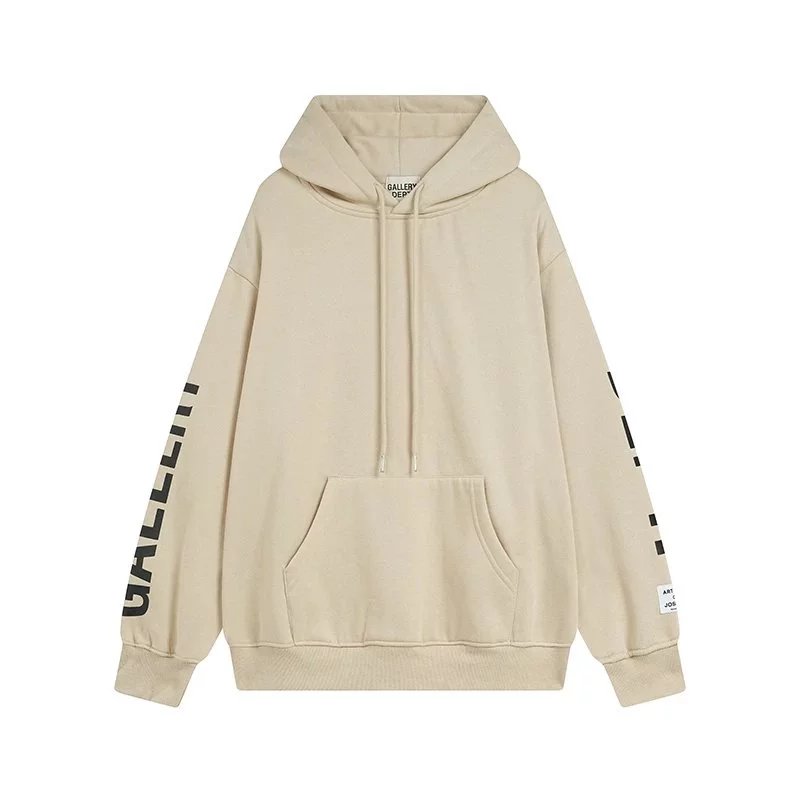 Gallery Dept. Hoodies & Sweatshirts Pullover hoodie with sleeve logo print and kangaroo pocket image 3