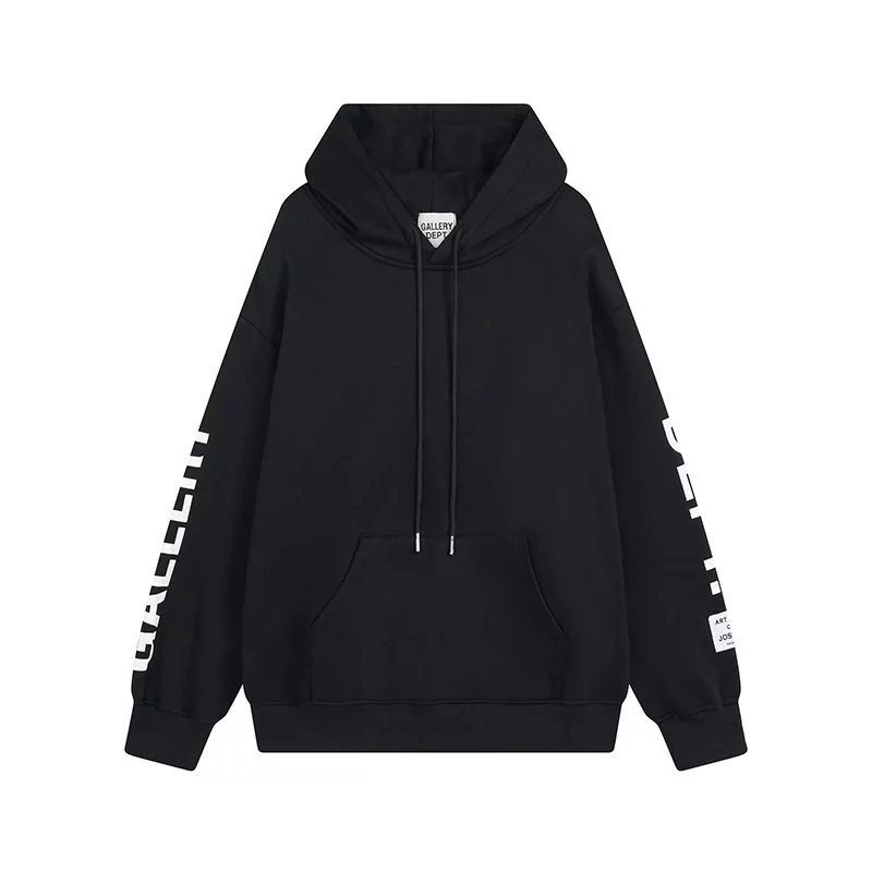 Gallery Dept. Hoodies & Sweatshirts Pullover hoodie with sleeve logo print and kangaroo pocket image 4