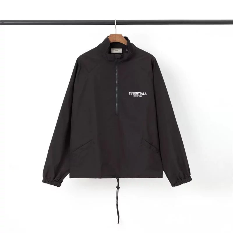 Fear of God Jackets ESSENTIALS half-zip windbreaker image 5