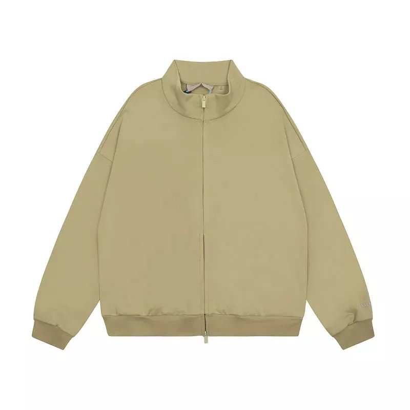 Fear of God ESSENTIALS Jackets Stand-collar zip-up sweatshirt jacket image 2