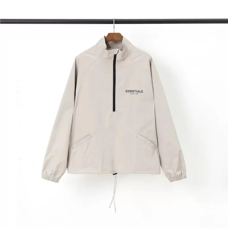 Fear of God Jackets ESSENTIALS half-zip windbreaker image 3