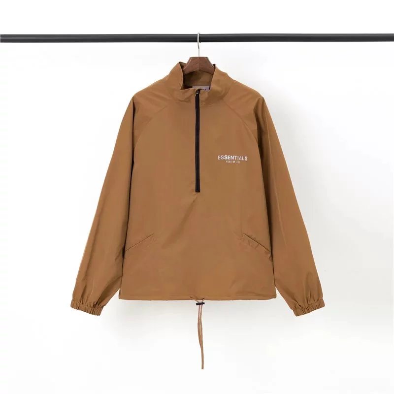 Fear of God Jackets ESSENTIALS half-zip windbreaker image 4