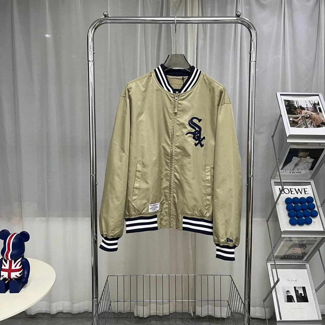 New Era Jackets MLB Team Logo Bomber Jacket image 3