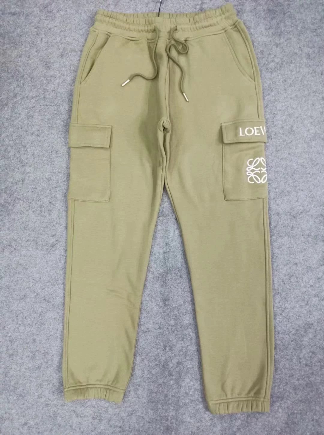 Loewe Trousers Drawstring cargo jogger with Anagram embroidery image 2
