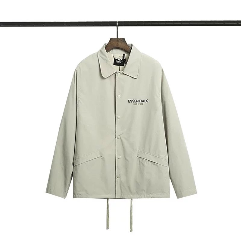 Fear of God Jackets Essentials logo coach jacket image 2