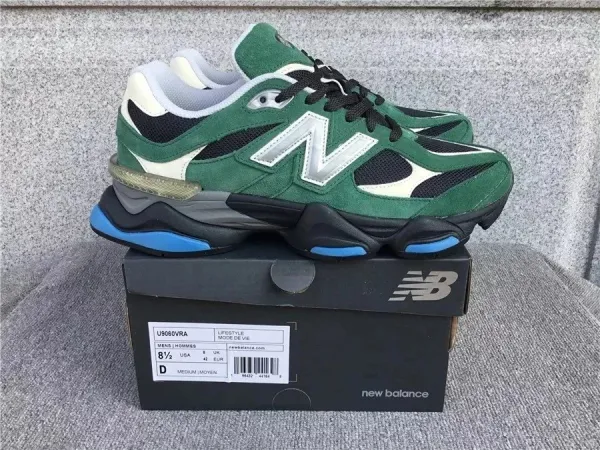 New Balance U9060VRA Green White Black Chunky Sneakers - 1