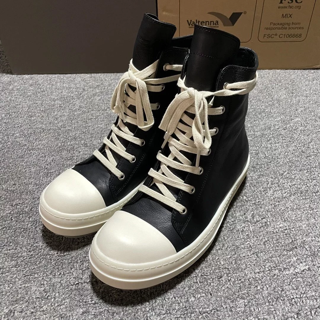 Rick Owens Geobasket High-Top Sneakers