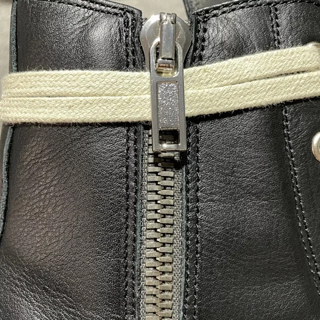 Unbranded Sneakers High-Top Leather Lace-Up with Contrast Toe Caps product detail image 11