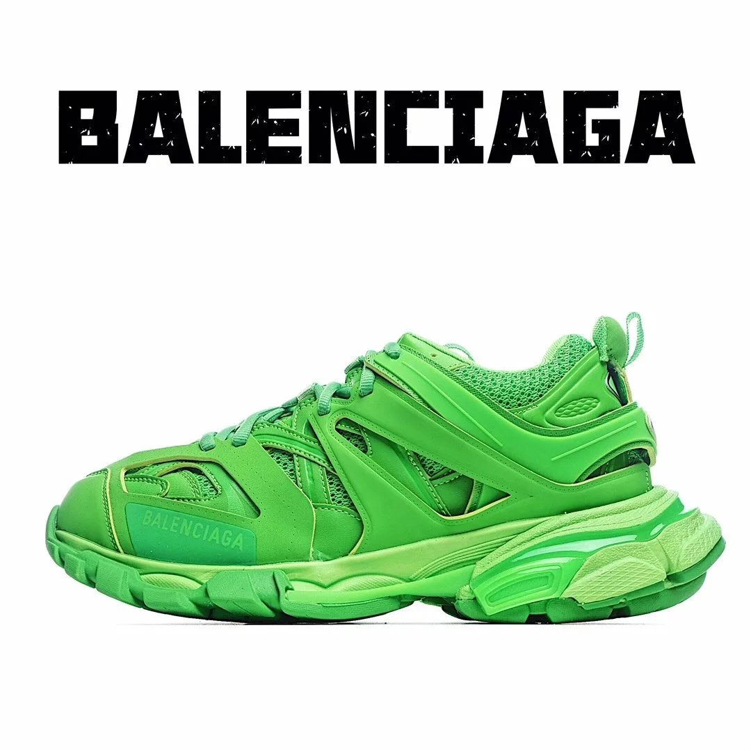 巴黎世家3.0 三代户外概念鞋 Balenciaga Sneaker Tess 3.0（无灯版）巴黎三代老爹鞋 巴黎老爹鞋 巴黎3.0老爹鞋 复古老爹鞋运动鞋休闲鞋尼龙运动鞋巴黎绿色老爹鞋男女款运动鞋