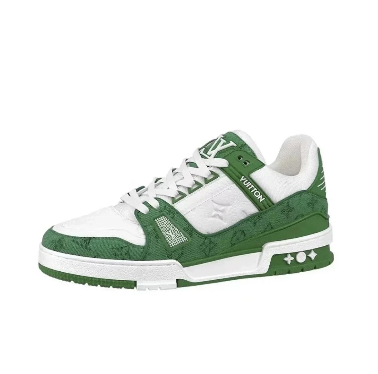 Green and white