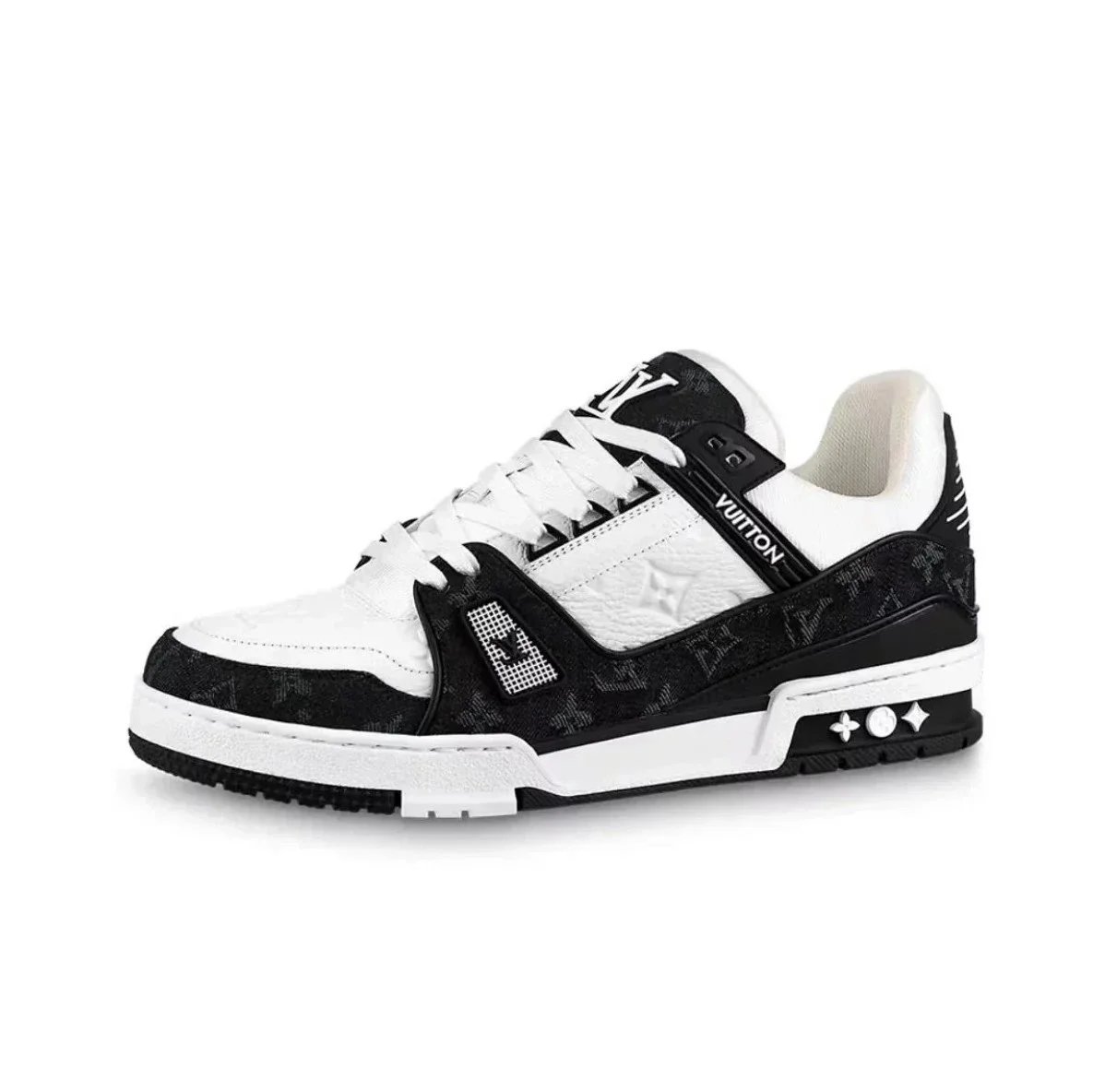 Black and white