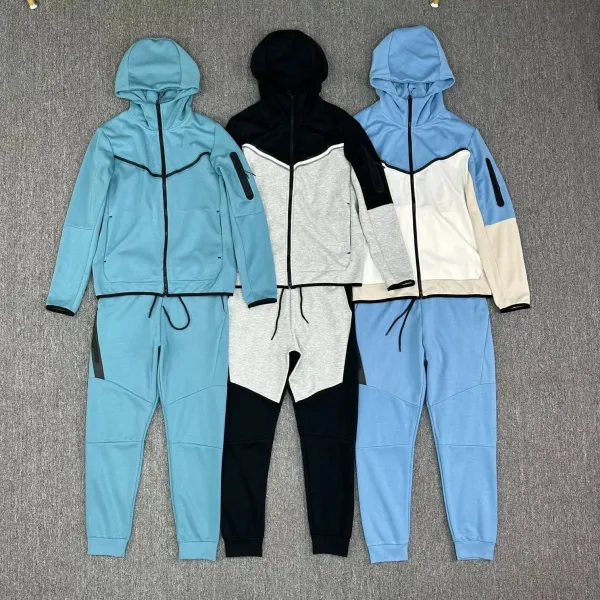 Nike Tech Fleece Half-Zip Hoodie and Joggers Set White - 8