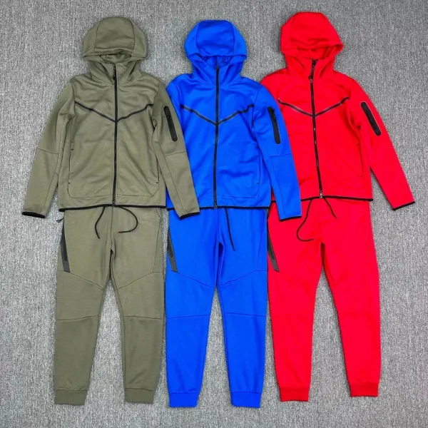 Nike Tech Fleece Half-Zip Hoodie and Joggers Set White - 10