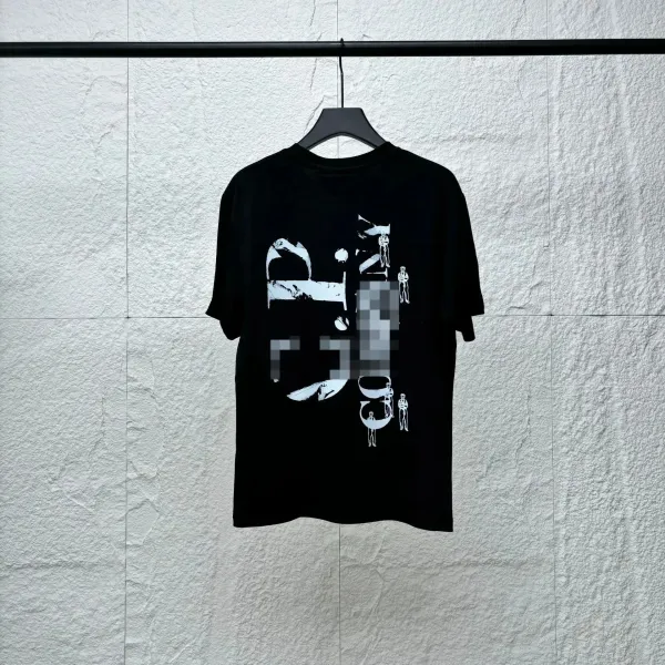 Gallery Dept. Pixelated Face Graphic Black T-Shirt - 1