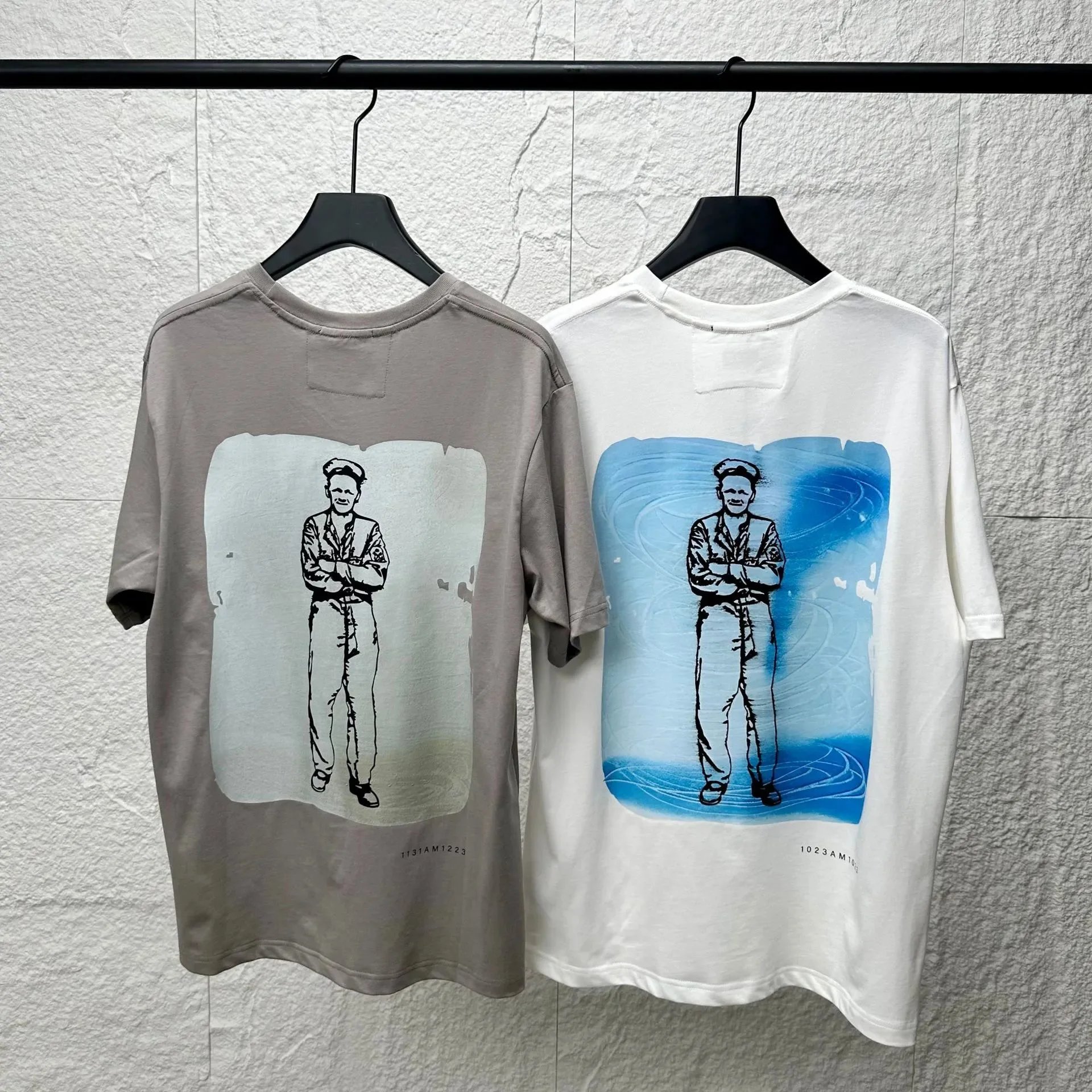 C.P. Company Graphic Print Beige T-Shirt - 9