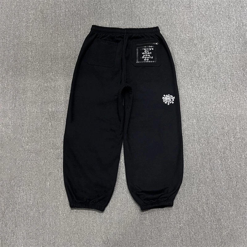 Corteiz Sun Logo Brown Sweatpants - 27
