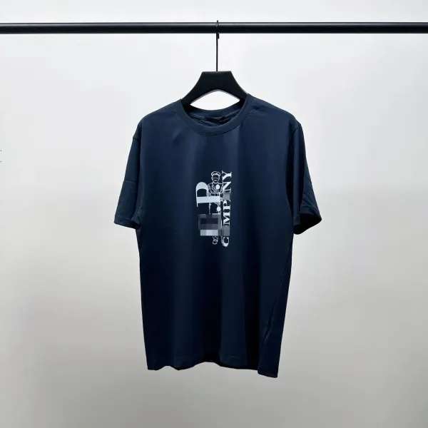 Corteiz Logo Print Navy T-Shirt - 1