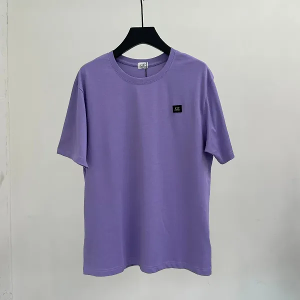 CP Company Logo Patch T-Shirt Purple - 1