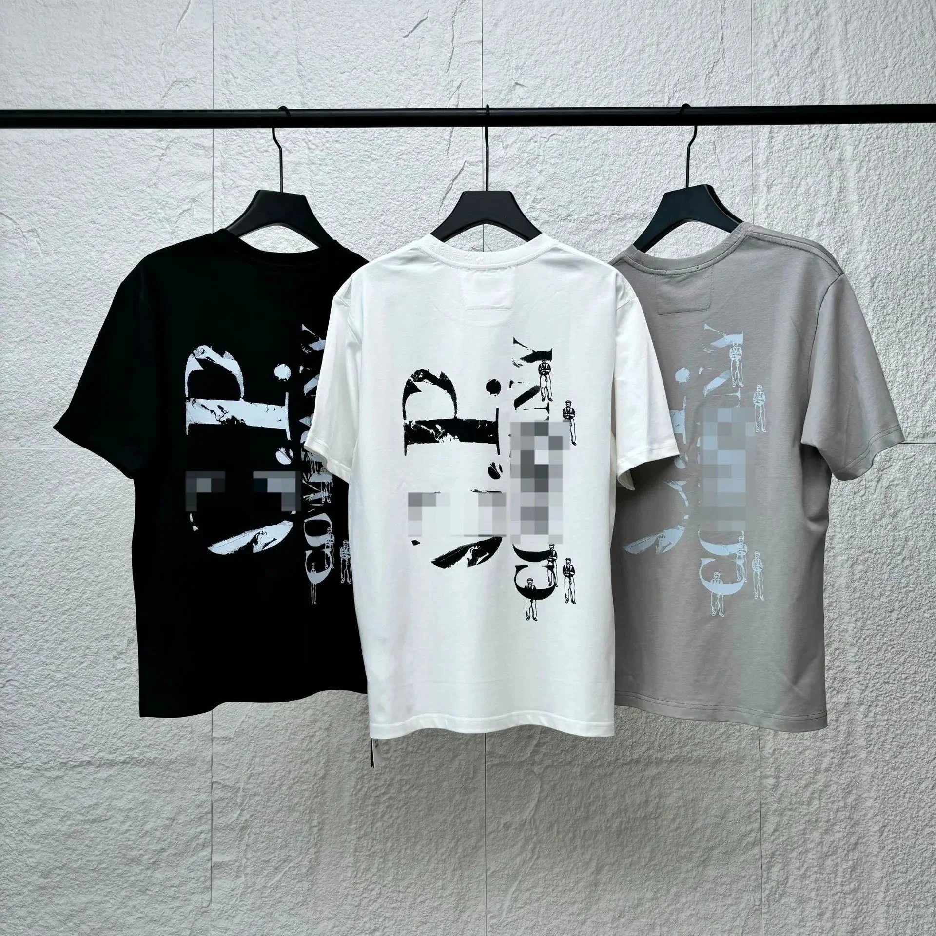 C.P. Company Graphic Print Beige T-Shirt - 7