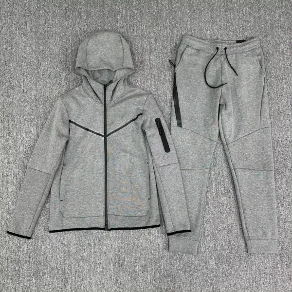 Nike Tech Fleece Half-Zip Hoodie and Joggers Set White - 20