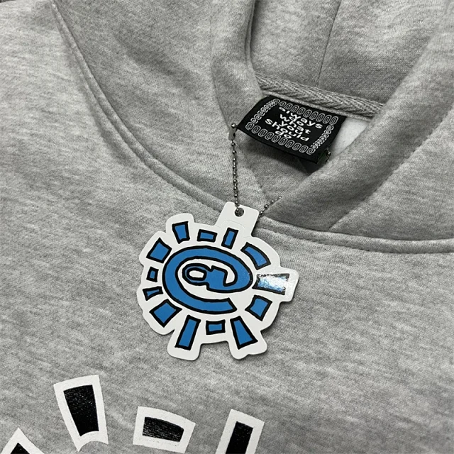 Unbranded Hoodies & Sweatshirts Sun emblem pullover hoodie with kangaroo pocket product detail image 21