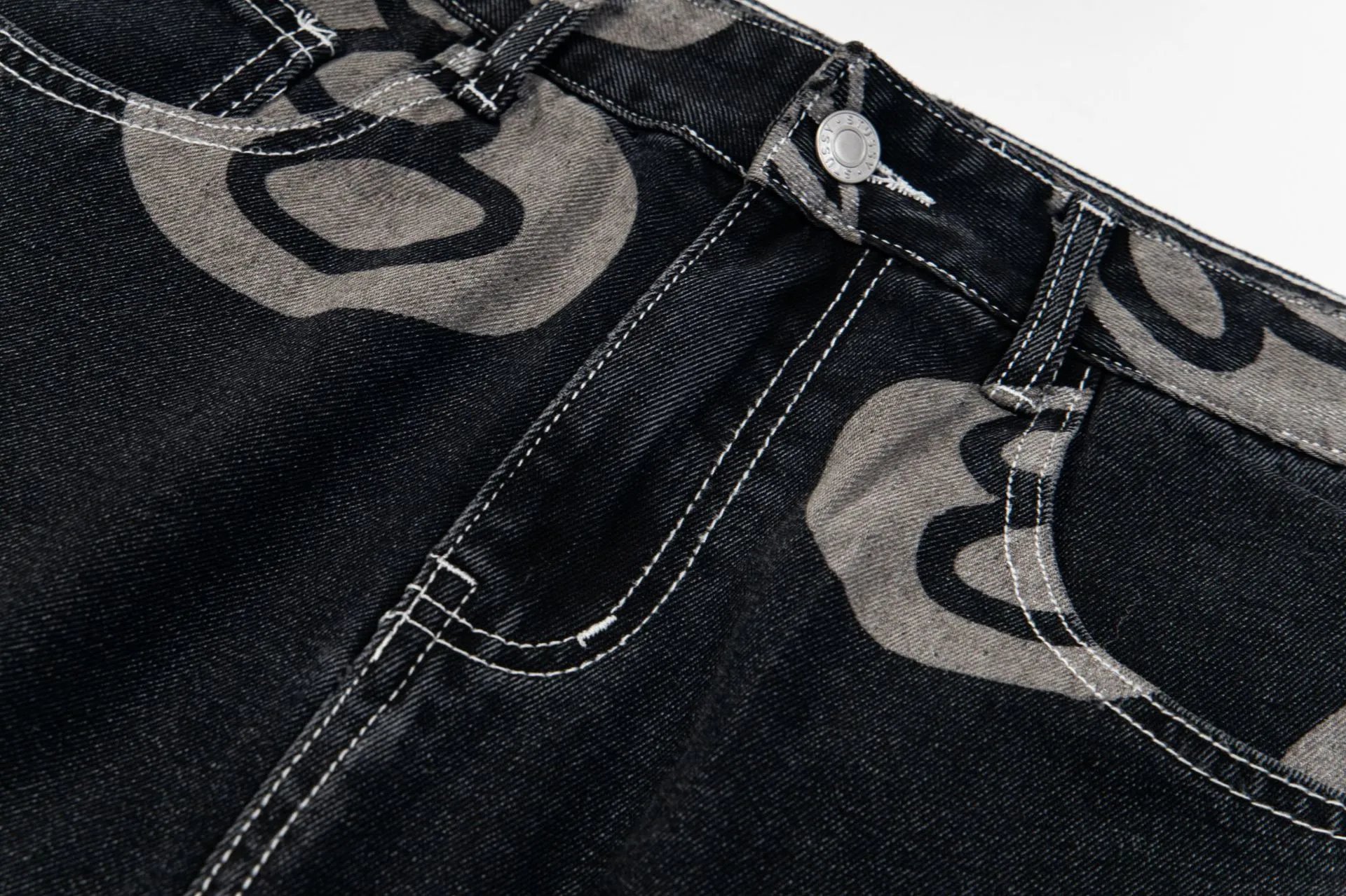 Stüssy Long Sleeve Polo Black - 18